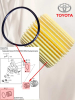 Фильтр масляный Toyota A6  04152-YZZA6